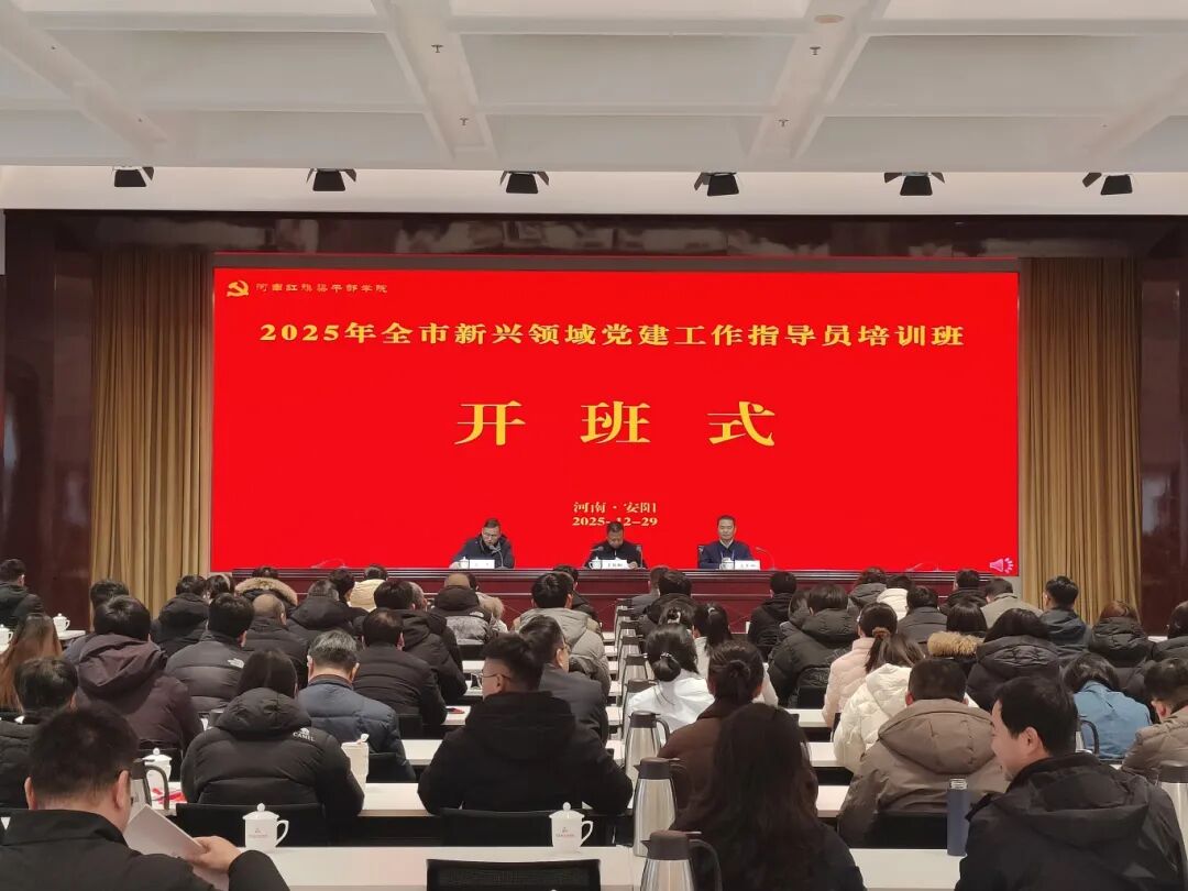 2025年全市新兴领域党建工作指导员培训班在我院举办